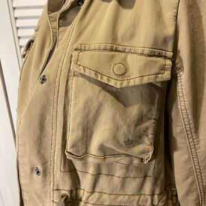 Women's Tan Military Field Jacket
